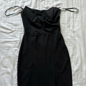 Windsor Black Midi Dress